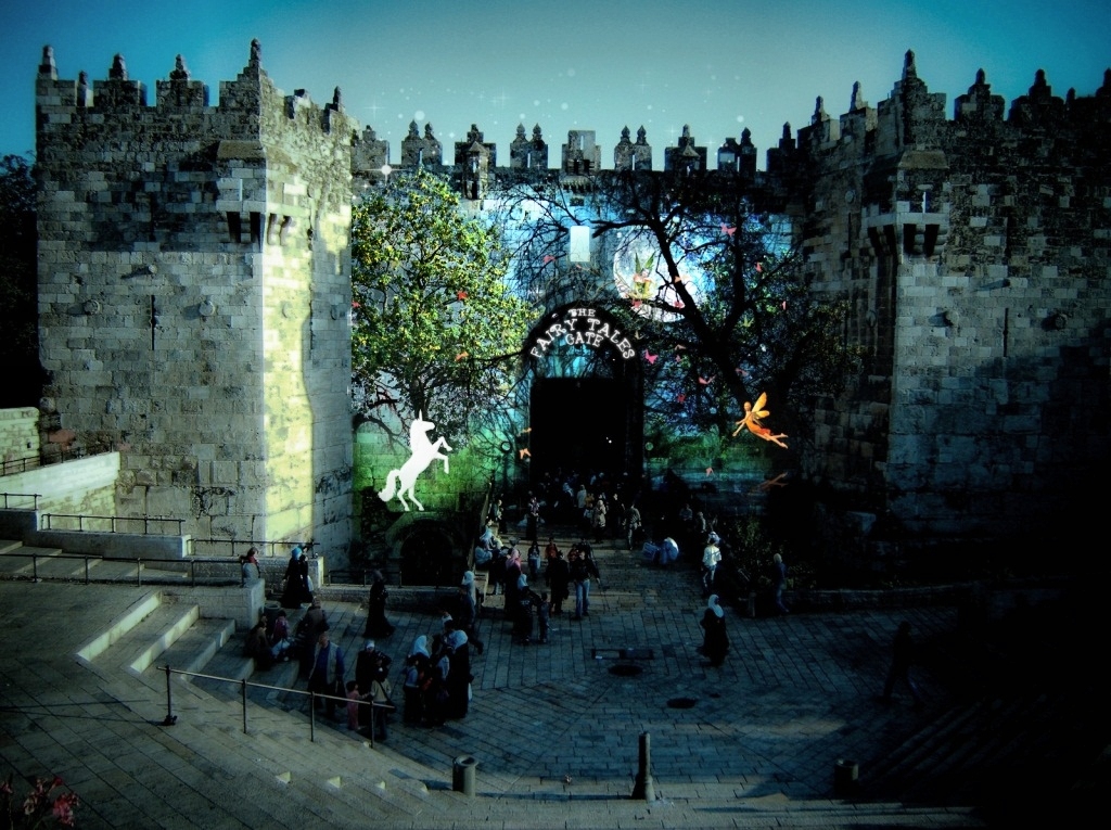 A Rainbow of Light for the Jerusalem Light Festival 2011